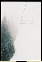 Chairlift and Fog