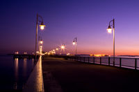 Lights at Belmont Pier