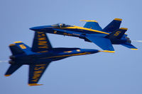 Blue Angels Opposing Knife Edge Pass