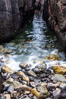 In between the rocks