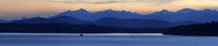 Ferry At Dusk