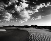 Sunrise at Mesquite Sand Dunes