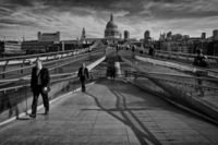Walking to the city