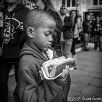 Big Hot Dog: BLACK & WHITE Magazine February 2017 has awarded this a Single Image Award in Children
