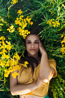 Luna in the Yellow fields