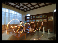 Light painting my name onto the 20D's sensor