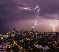 Sears Tower Lightning Strike