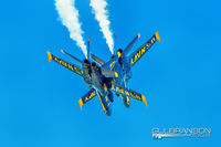 Blue Angels crossing paths