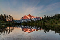 Mt Shuksan, Picture Lake Reflection
