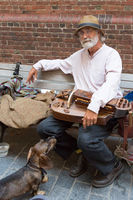 German Street musician in Boston