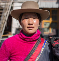 At Drigung Til, U-Tsang, Tibet. 
