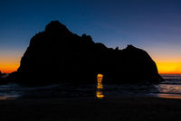 Window Rock at Sunset