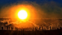 Sunset on Mount Haleakala