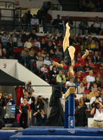 Courtney Kupets on the Beam